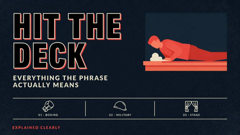 Hit the Deck Meaning: