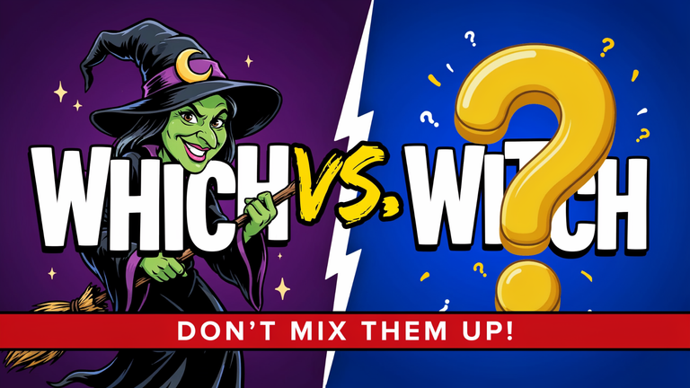 Which vs. Witch: The Difference Explained (With Examples & Memory Tricks)