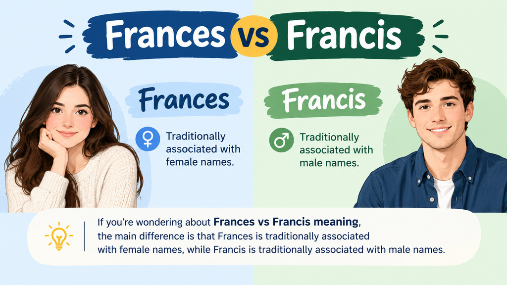 Frances vs Francis , The Short Answer