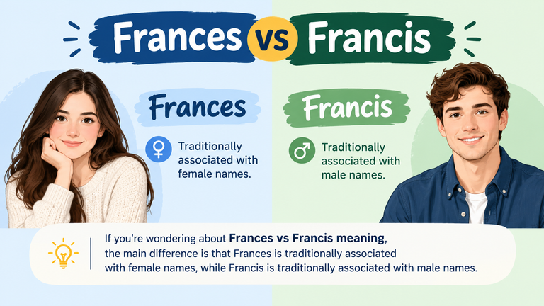 Frances vs Francis , The Short Answer